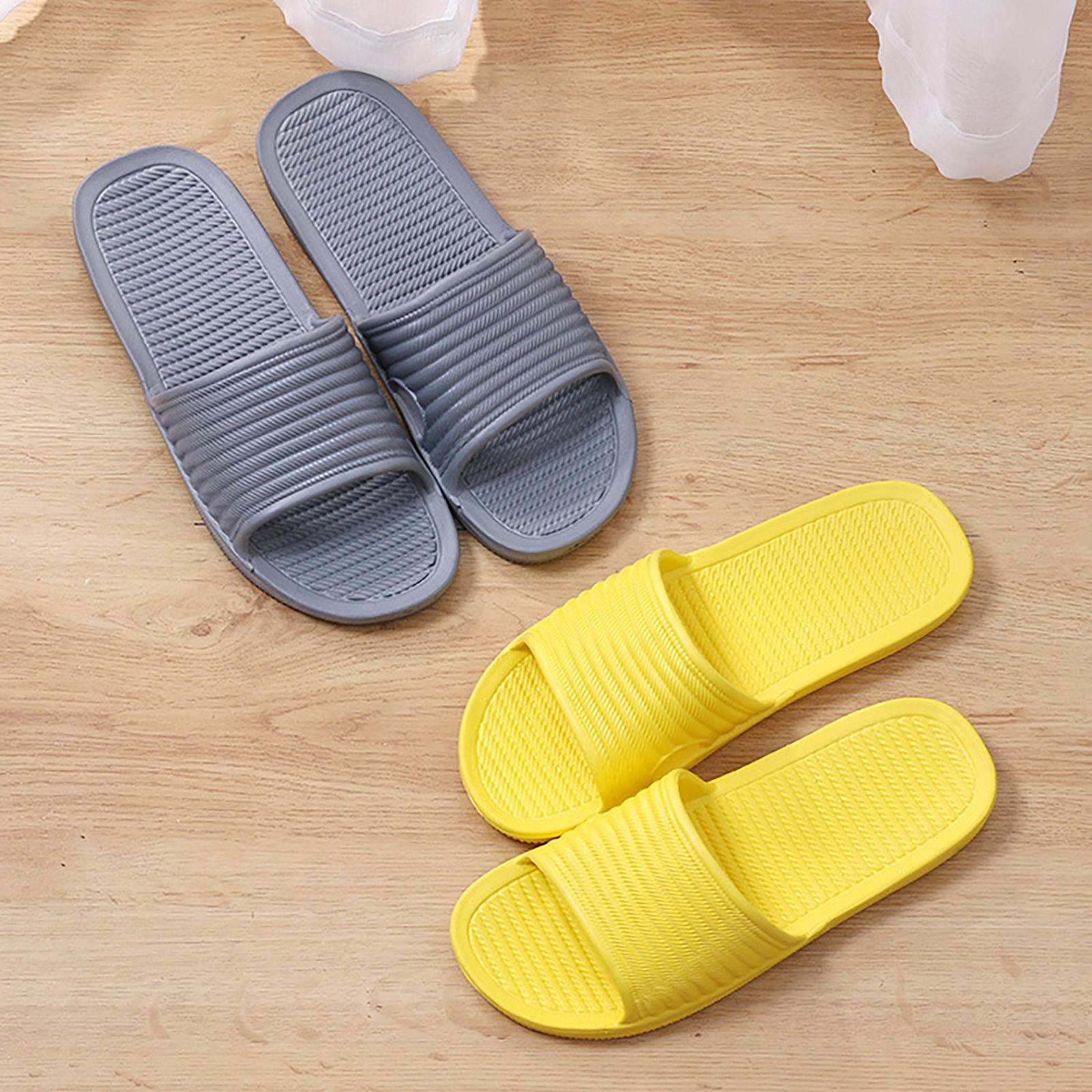 Title 14, Summer Men Indoor Slippers Floor Flat Shoes Ind...