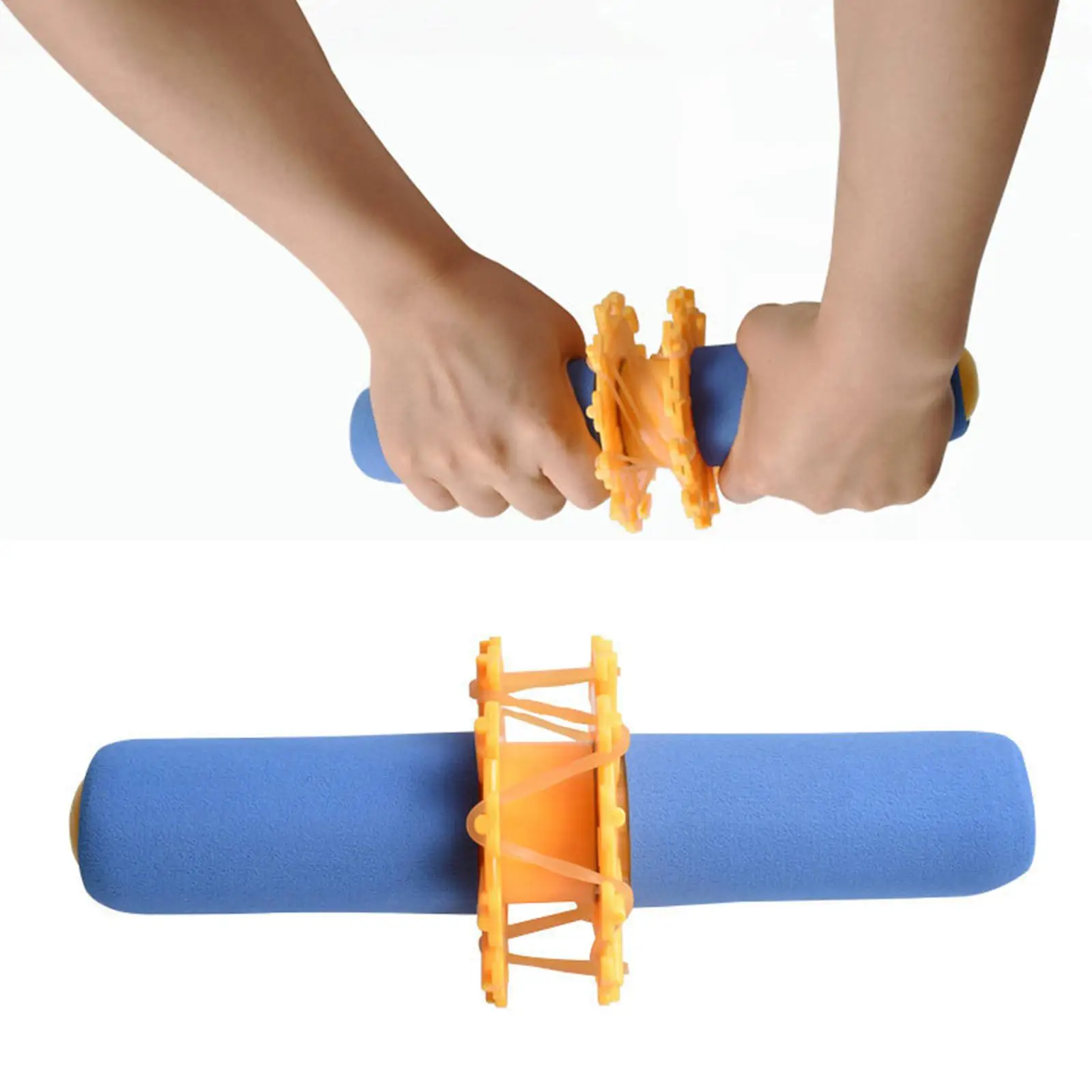 Wrist Forearm Exerciser Durable Trainer Lightweight Forearm Roller Twist Bar Hand Grip Strengthener for Fitness Workout