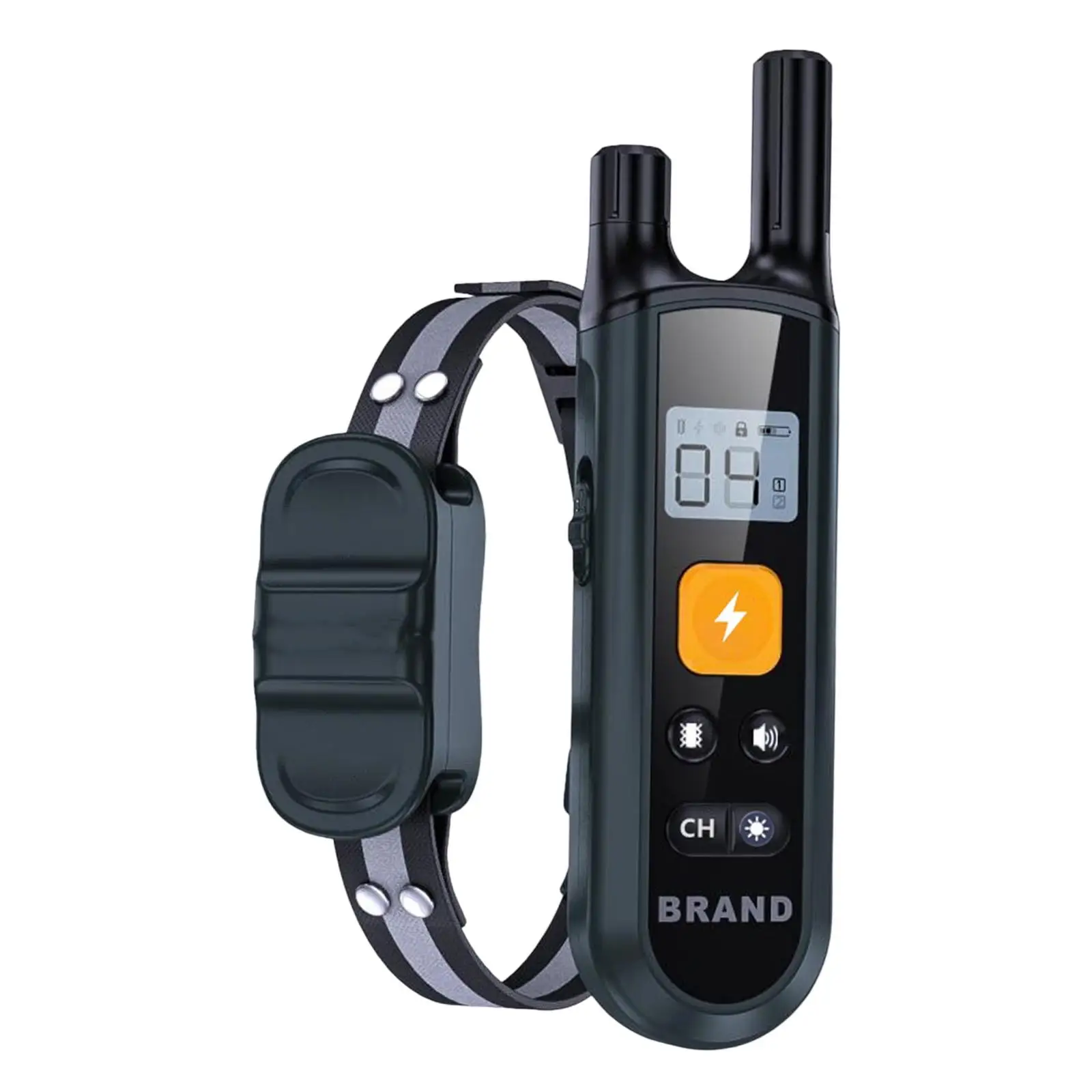 Dog Training Collar Automatic Vibration, Shock and Beep Stop Bark Waterproof LCD Display Portable Dog Bark Control Collar