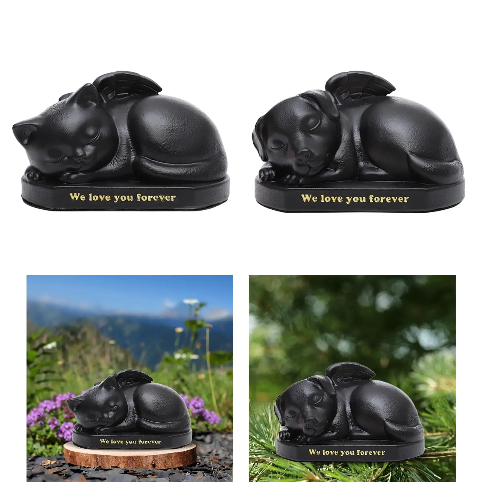 Pet Urns Final Comforting Resting Place Resin Sculpture Organizer Remembrance