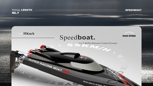 WL TOYS 915A ブラシレスラジコンボート(未使用品) WLtoys WL915-A WL916 RC Boat 45km/h High Speed Racing Boat