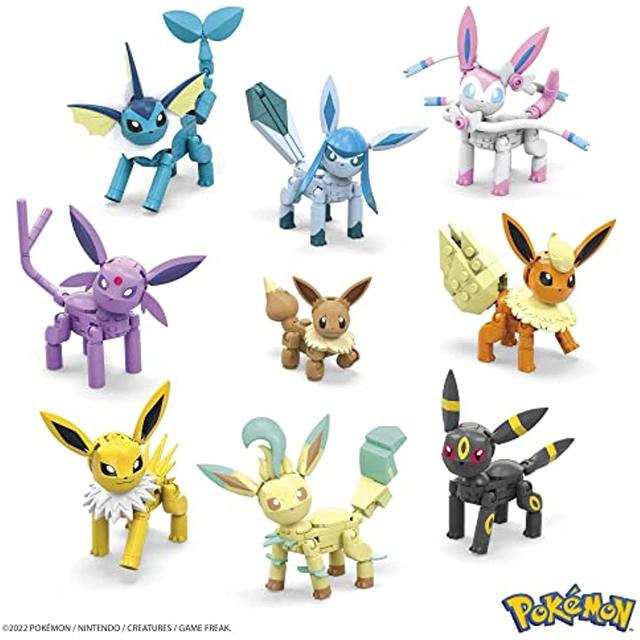 Eevee - cada uma das suas evoluções