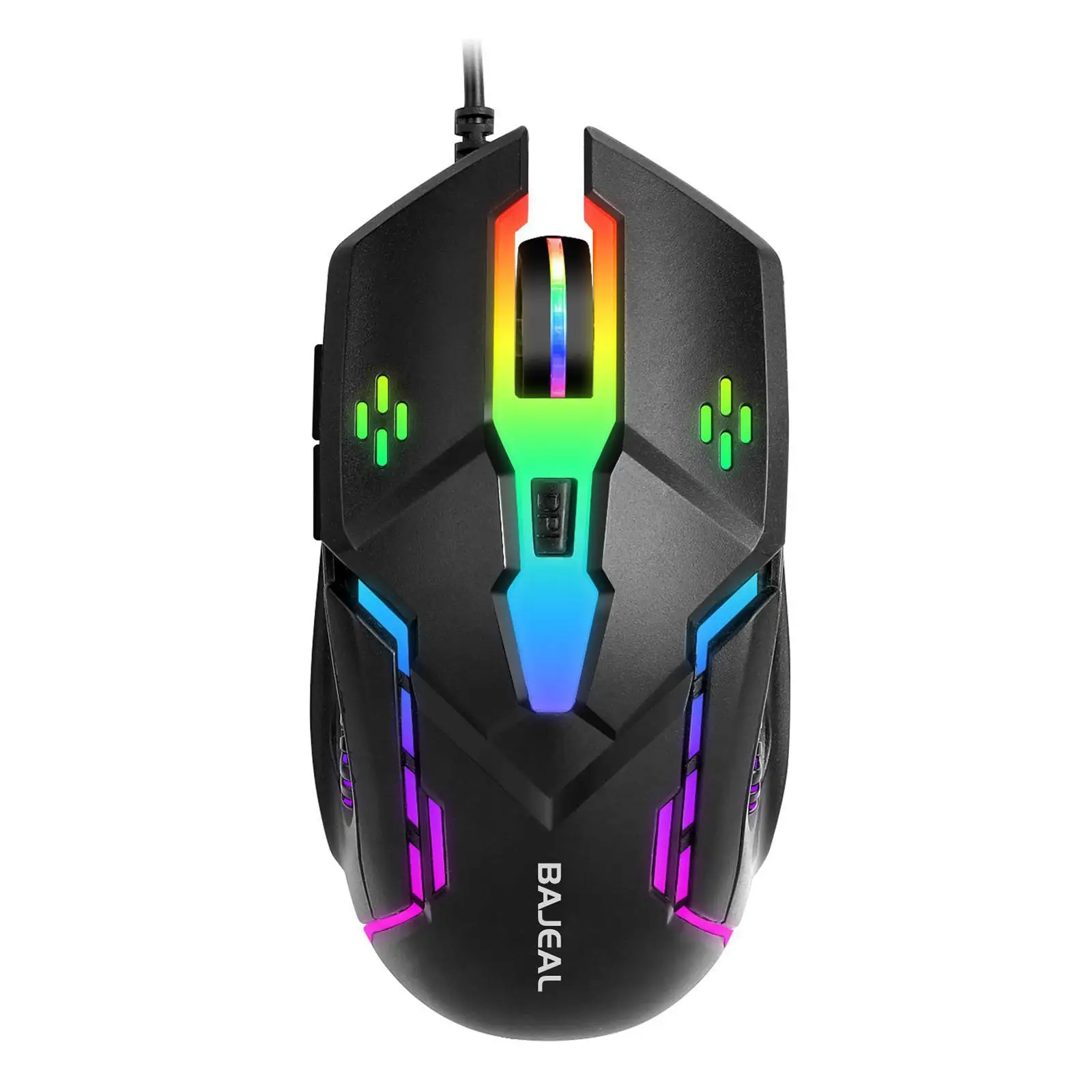 Gaming Mouse Wired RGB Backlit Backlight Breathing Light Universal USB Wired Mice for Laptop PC Work Computer Office Gamer