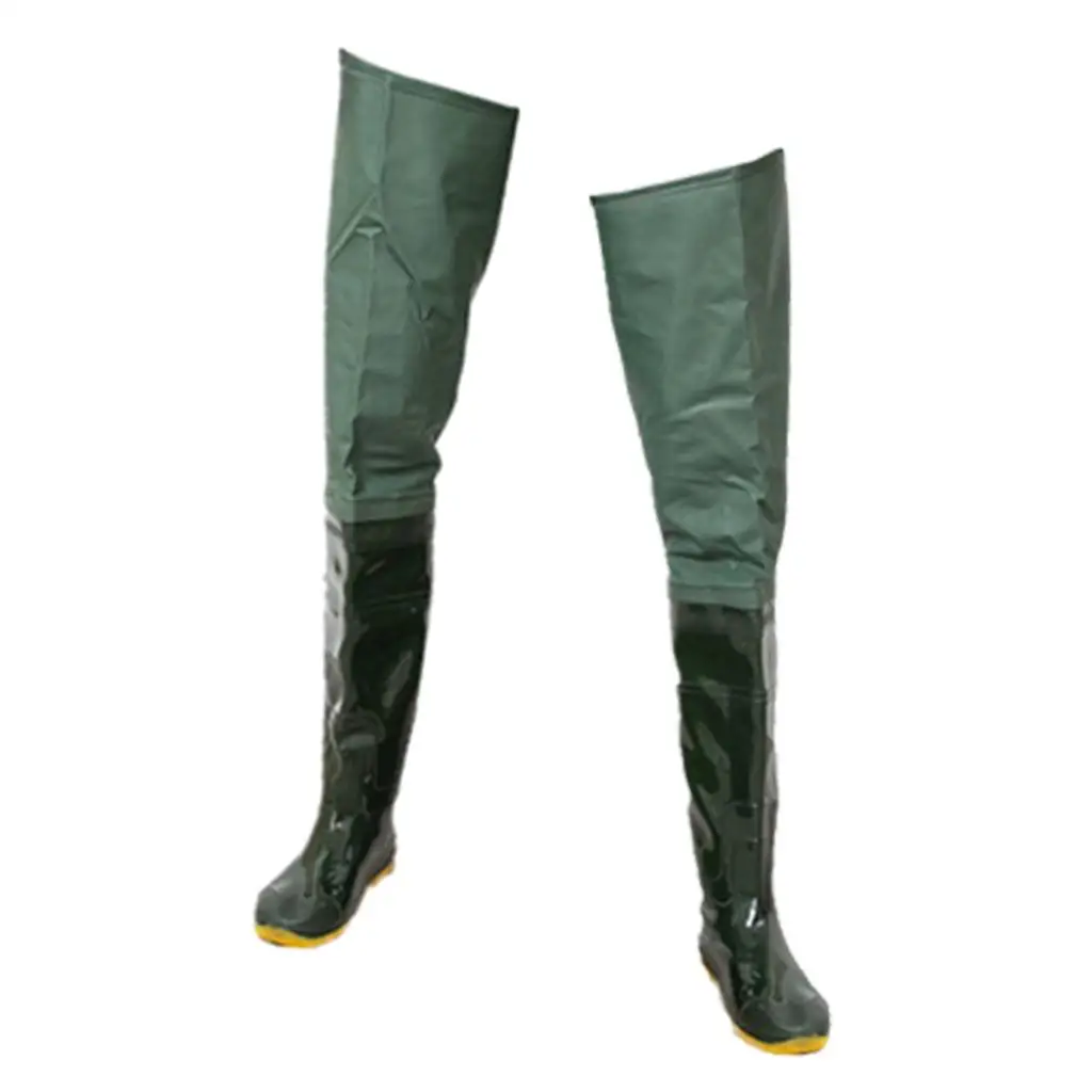 Multipurpose Fishing Hunting Waders Waterproof Boots Soft Sole Breathable Outdoor Hunting Fish Fishing Waders Pant+Boot