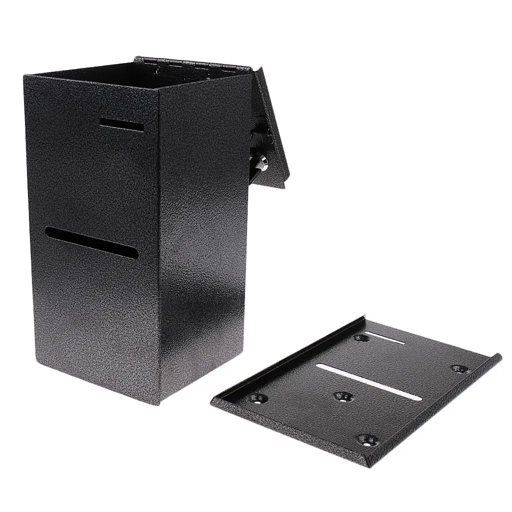 Double Locking Home Style   Table Cash Money Security Container