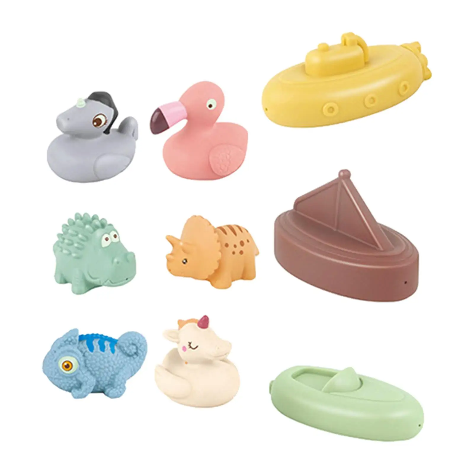 Cute Baby Bath Animals Toys Training Logical Thinking Preschool Sensory Toys Kids Bathroom Toys for water Classification