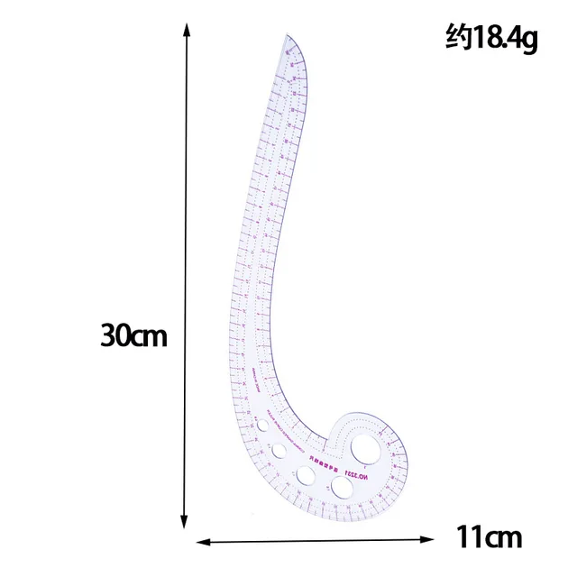 Multifunctional Sewing Tools Soft Plastic Comma Shaped Curve Ruler Styling  Design Ruler French Curve Quilting Patchwork Ruler