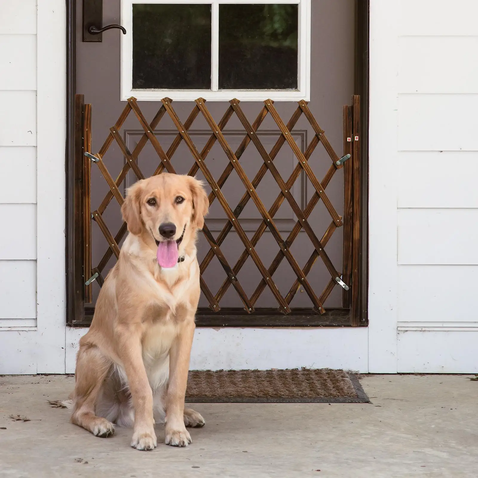 Expandable Accordion Dog Gate Barrier Fence Folding Safety Protection Screen