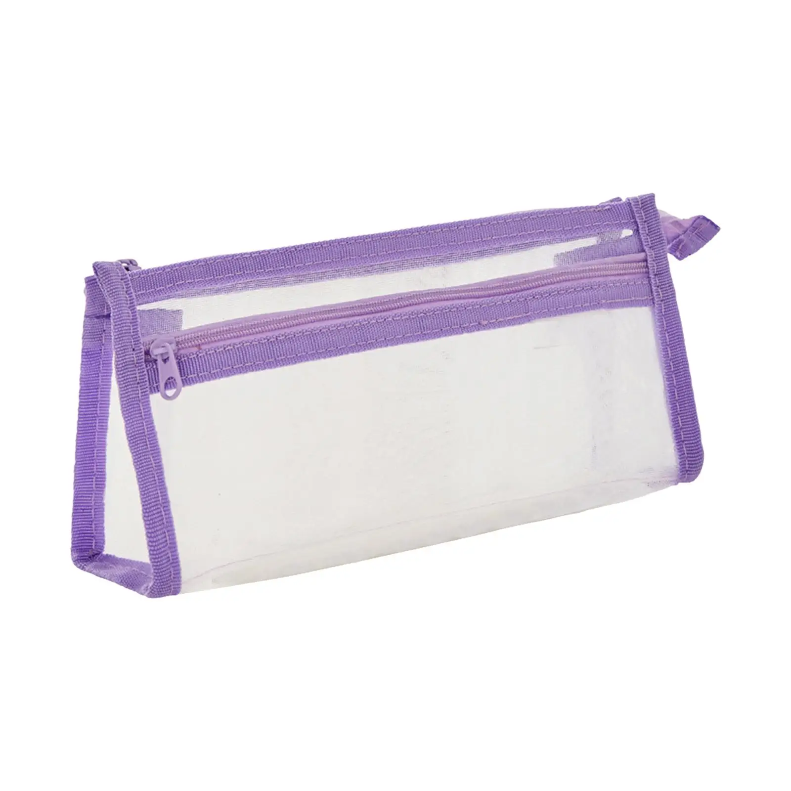 Large Pencil Pouch Pen Case Office Stationery Pouch Clear Pencil Case for Office Travel Makeup Storage College School Stationery