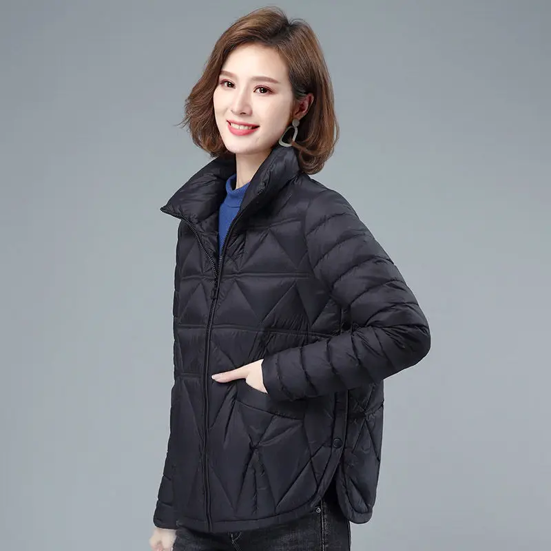casaco casual solto, acolchoado espesso, versão coreana, novo, inverno, 2022