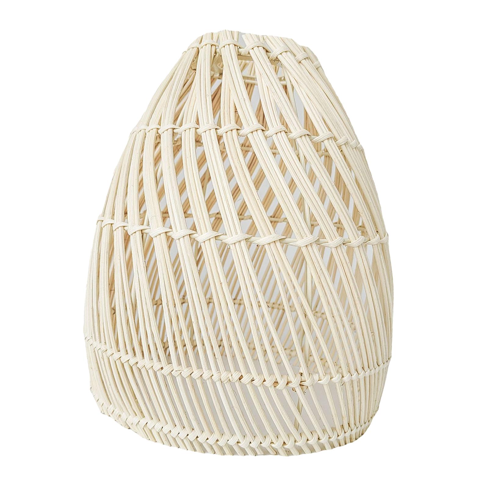 Ceiling Pendant Light Shade 1 Piece Retro Weaved Hanging Rustic Handmade Rattan Lampshade for Pendant Light, Teahouse Hotel Home