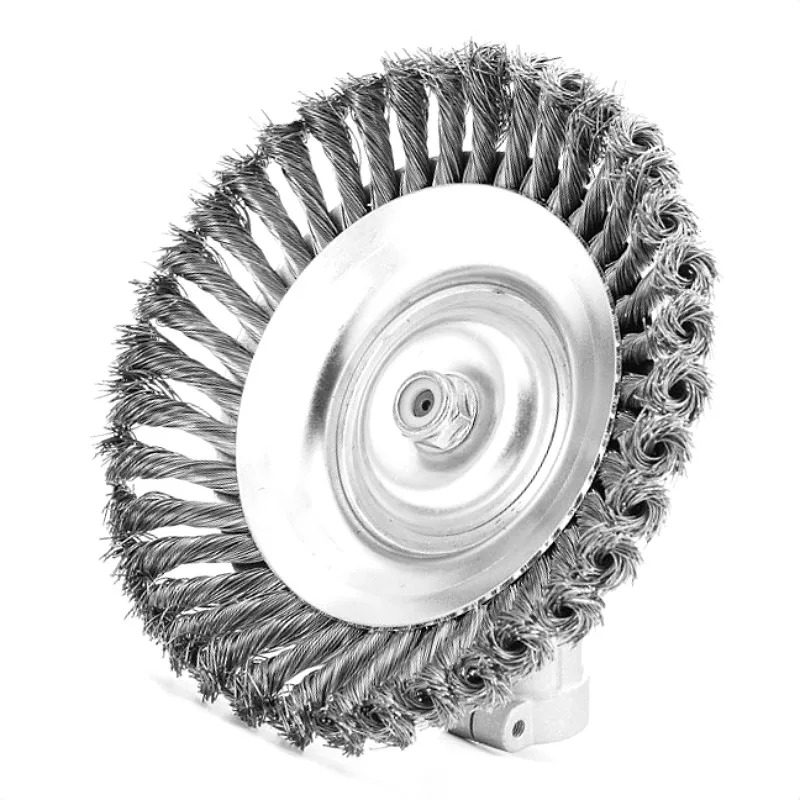 6/8 Zoll Kohlenstoffstahldraht Bruchsicher Abgerundete Kante Unkrauttrimmer Kantenkopf Power Rasenmäher Garten Unkrautbürste Rasenmäher – Detail 4