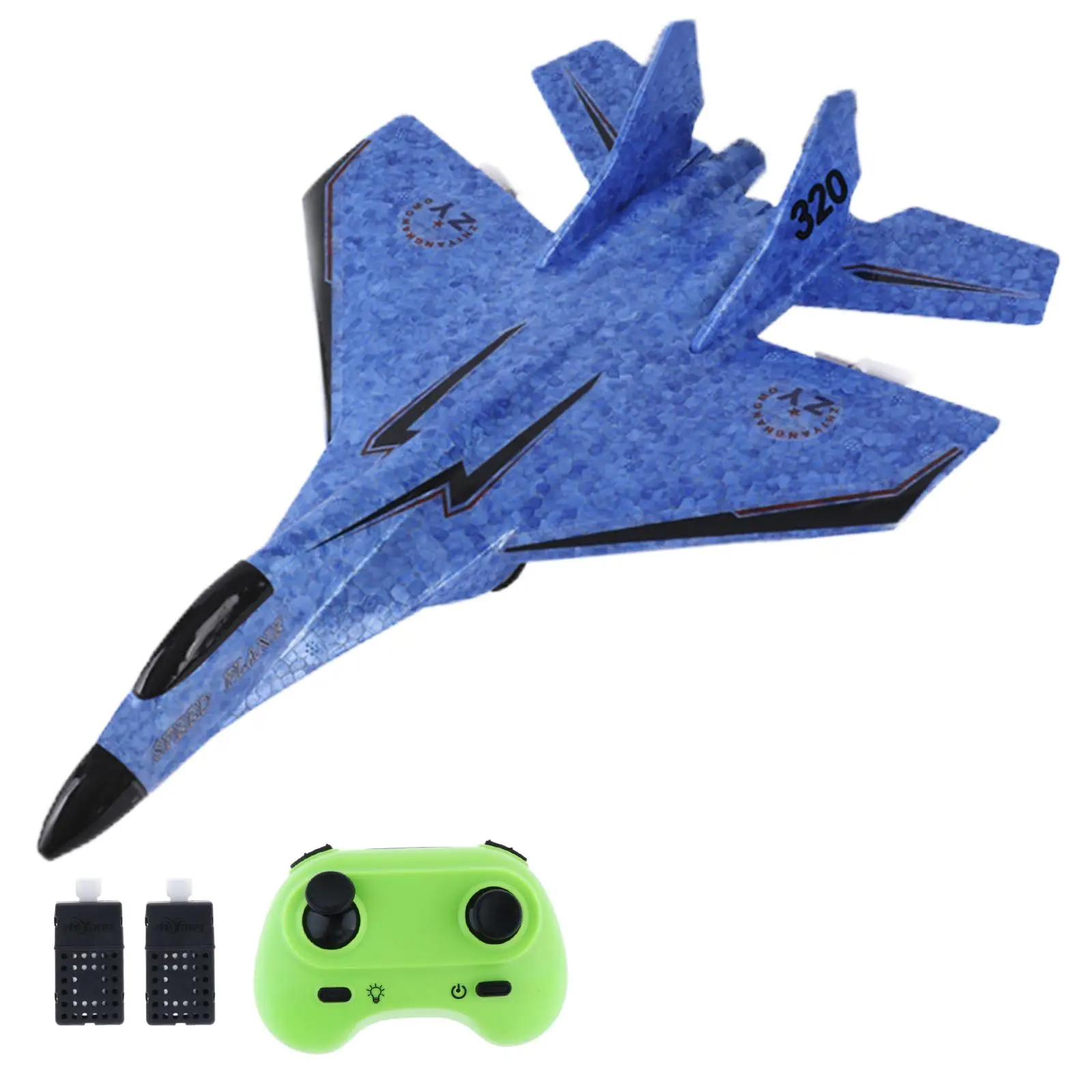 Foam Easy to Fly Channels Jet Fighter Fixed Wing Aircraft RC Glider Plane Birthday Gift Outdoor Toy for Kids and Adults