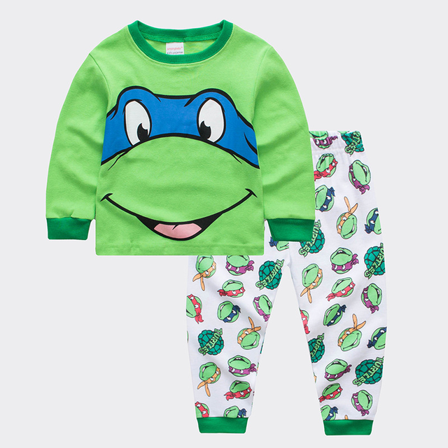 Teenage Mutant Ninja Turtles Pajama Sets Boys Girls Home Clothes Children's  Pajamas Cartoon Hero Kids Sleepwear Suits Robe - AliExpress