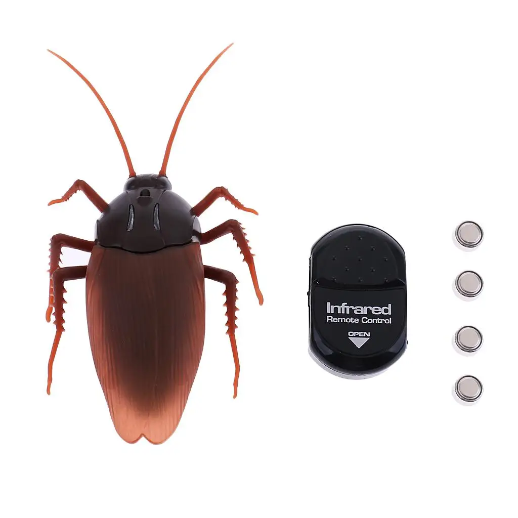 Funny Simulation Animal Cockroach Infrared Remote Control Mischief Kids Toy