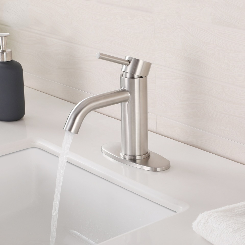 Title 2, Bathroom Sink Faucet Single Hole Single Handle ...