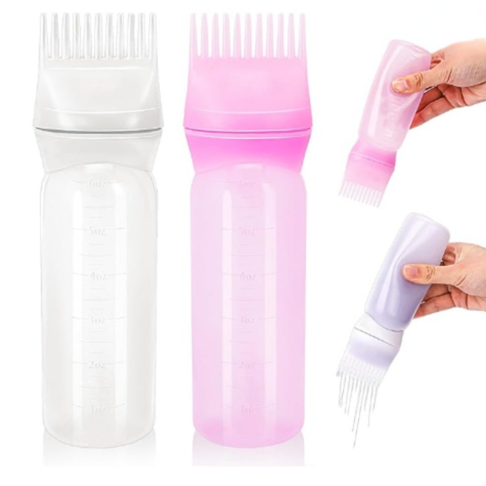 Best of 180ML Hair Dye Applicator Brush Bottles Oil Comb Hair Dye Bottle Dyeing Shampoo Bottle Applicator Hair Coloring Styling Tools Reviews & Tips