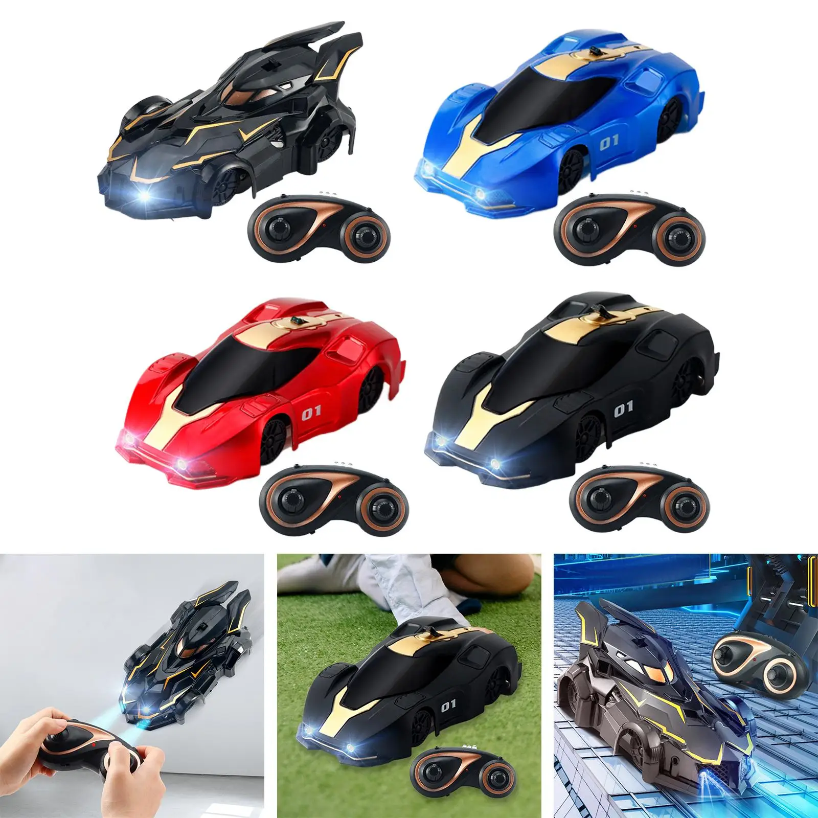 Wall Climbing Car RC Toys Cars Rechargeable Remote Control High Speed for Kids Adults