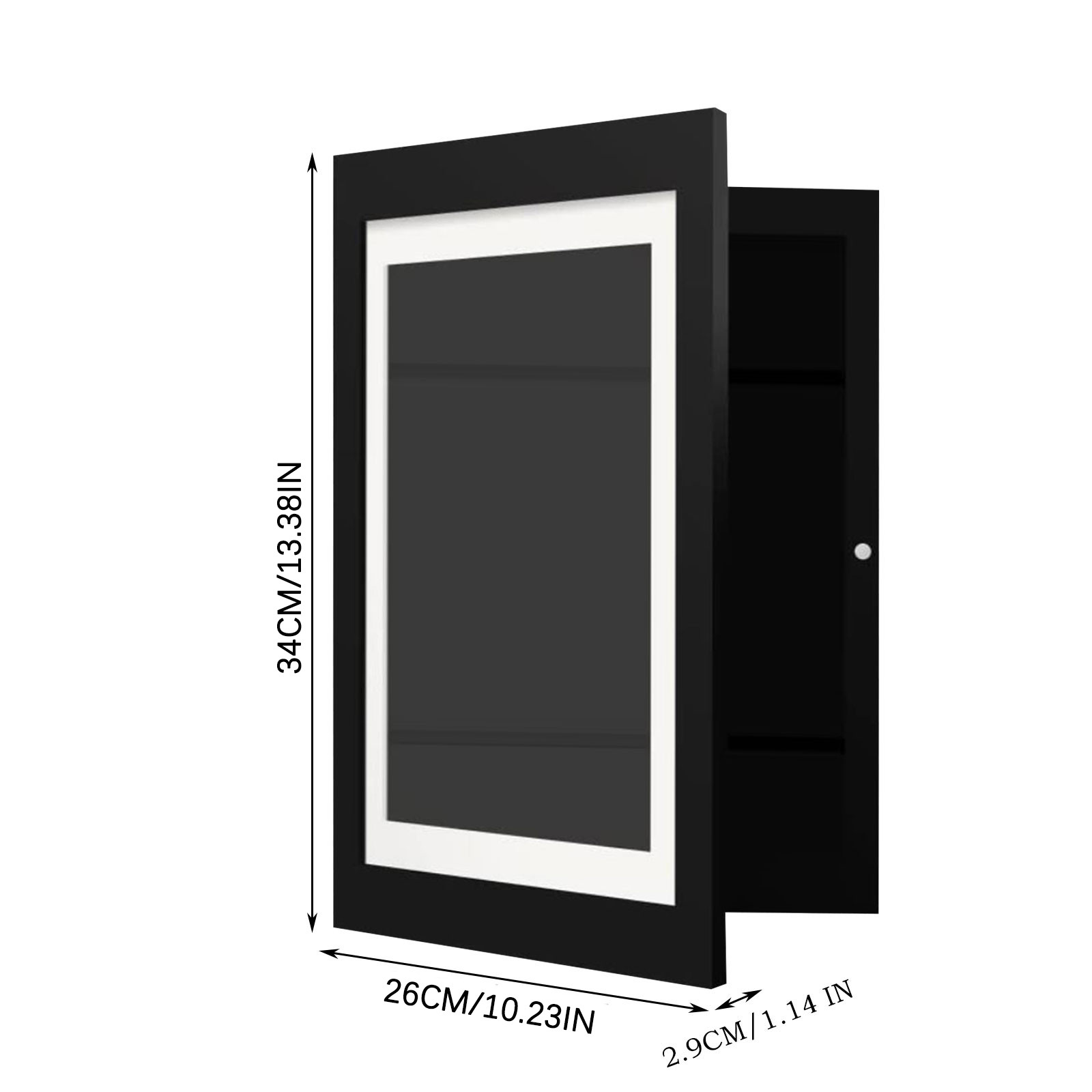 Title 7, Art Picture Frame-hinged Front Opening Changeab...