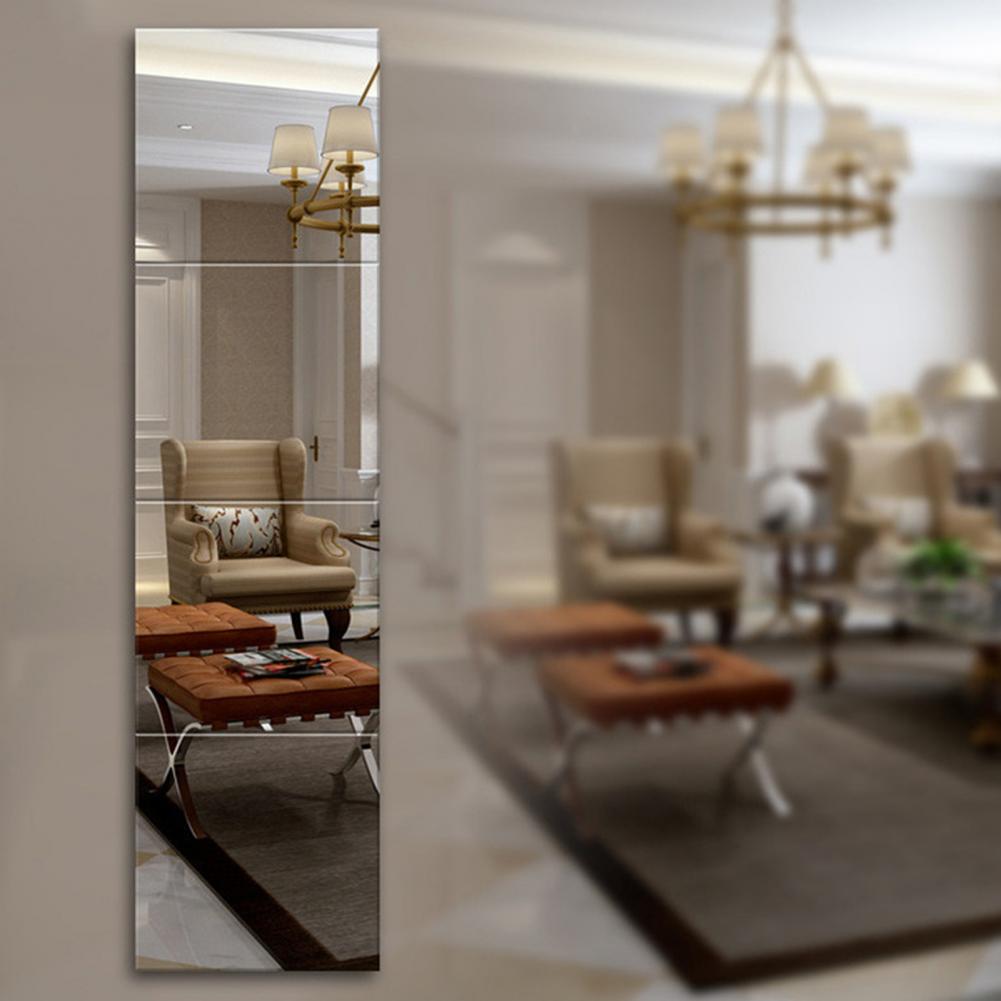 Description Picture 6 of itemMirror Decal Reflect Flexible Bathroom Mirror Decal Flexible Self Adhesive Acrylic Mirror Waterproof Mirror Sticker Home Mirror