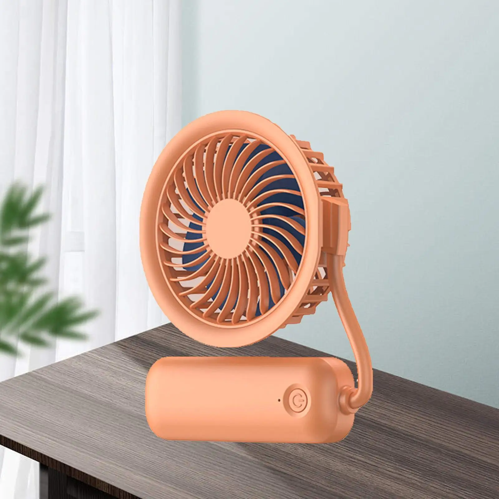 Hanging Neck Fan Cools Face and Neck Personal Fan USB Rechargeable Mini Stroller Fan for Stroller Classroom Indoor Outdoor Home