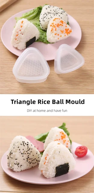 Donut Shape Onigiri Form Plastic Non-Stick Sushi Maker Set DIY Easy Rice  Ball Press Mold Seaweed Making Kit Kitchen Accessories - AliExpress