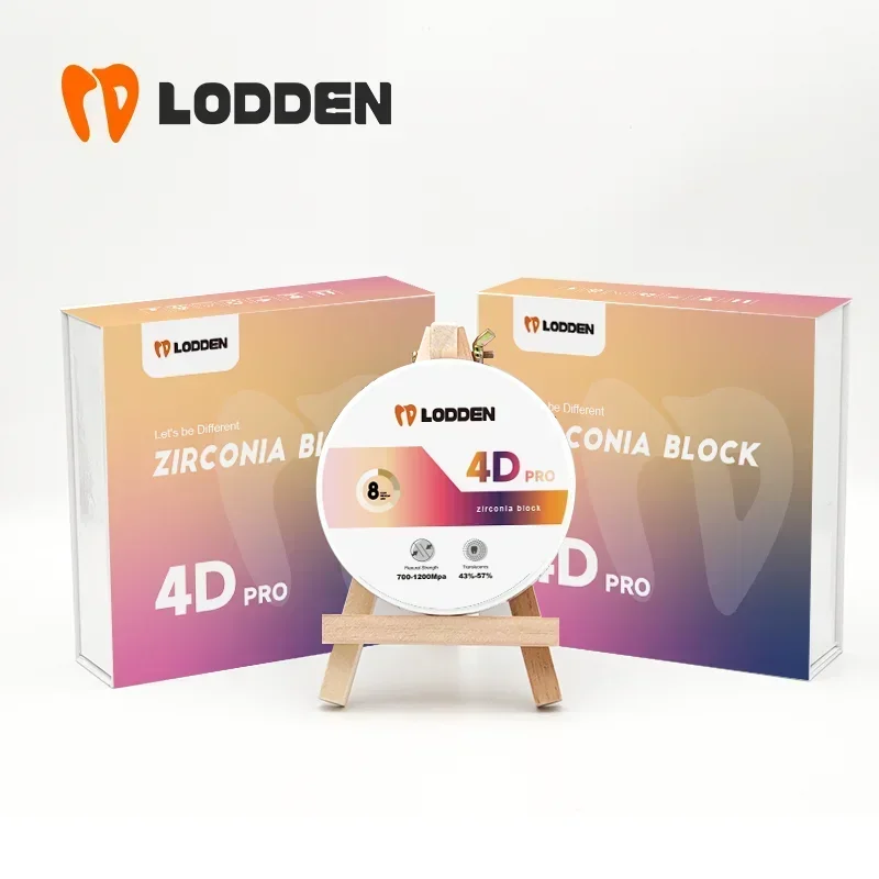 Best of LODDEN 4D Pro Multilayer Zirconia Dental Lab 8 Layer A1 A2 A3 A3.5 CAD CAM Open System 98x10-25mm 43%-57% High Strength 43%-57% Reviews & Tips