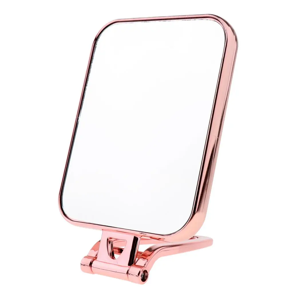 Protable Mirror Folding Desktop Make with Foldable  Handheld,Stand for Personal Use,Travelling