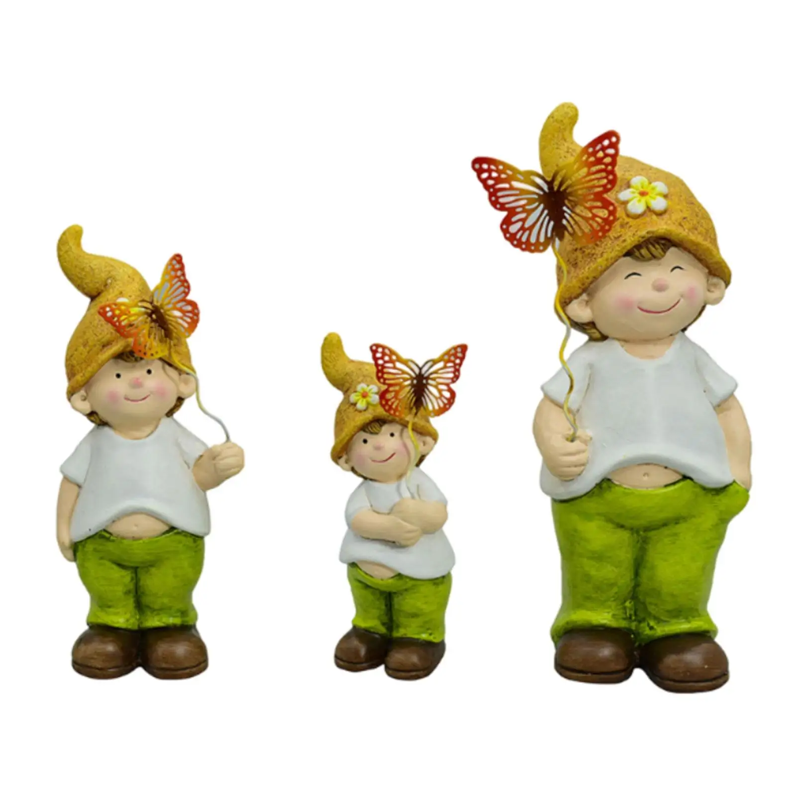 3 Pieces Figure Sculptures Decorations for Anniversary Entrance Gift