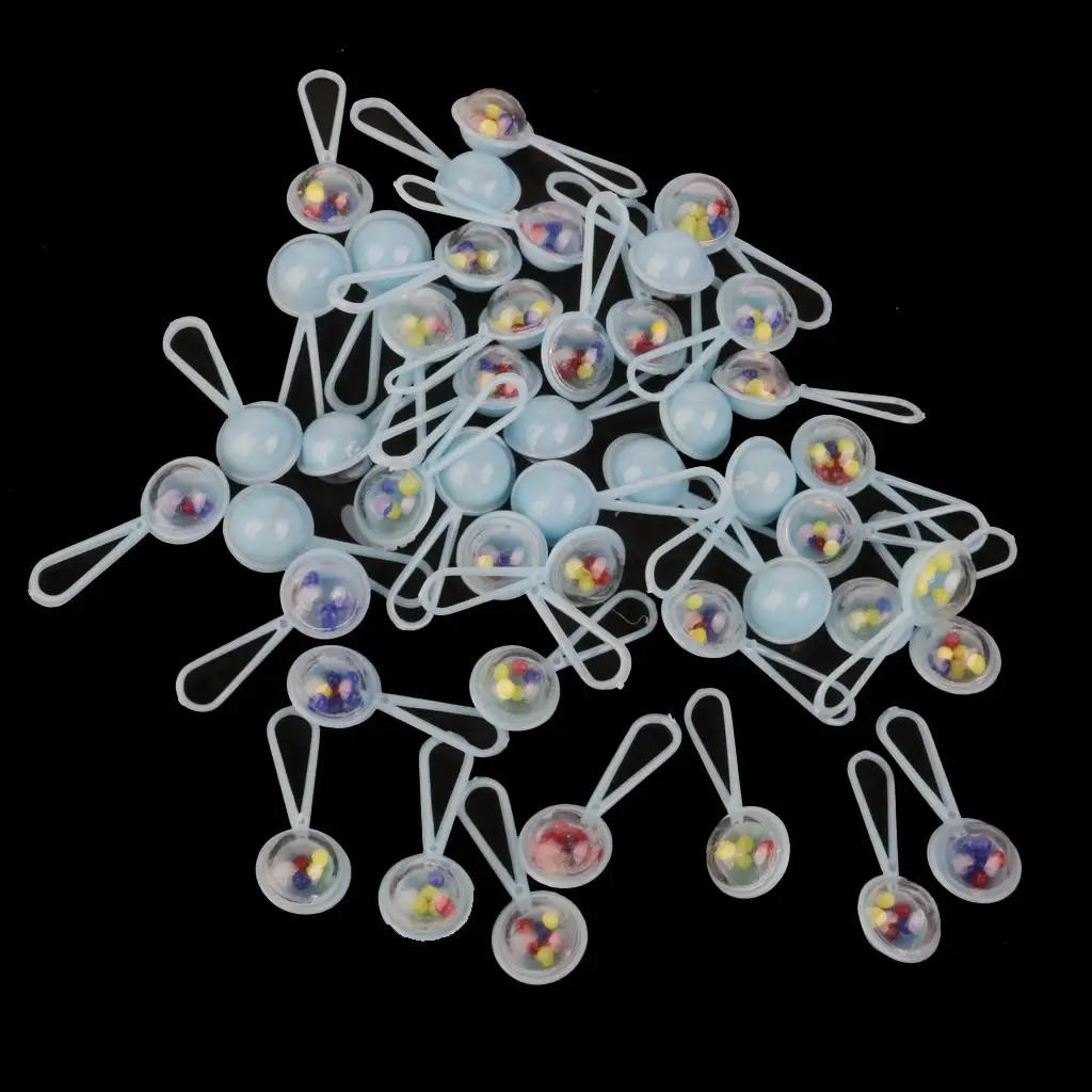 50x baby Pacifiers Confetti Decorative Giveaways for Baptism And Baby