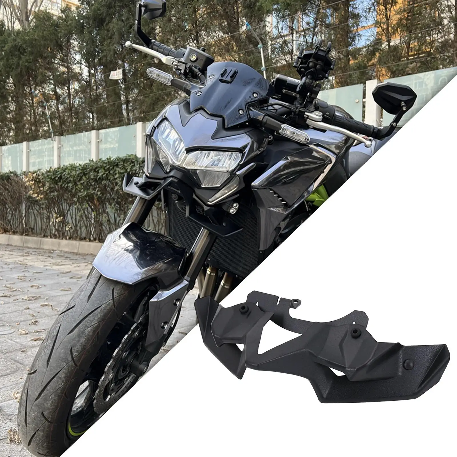 Motorcycle Front Spoiler Winglet Replacement Fit for  Z900