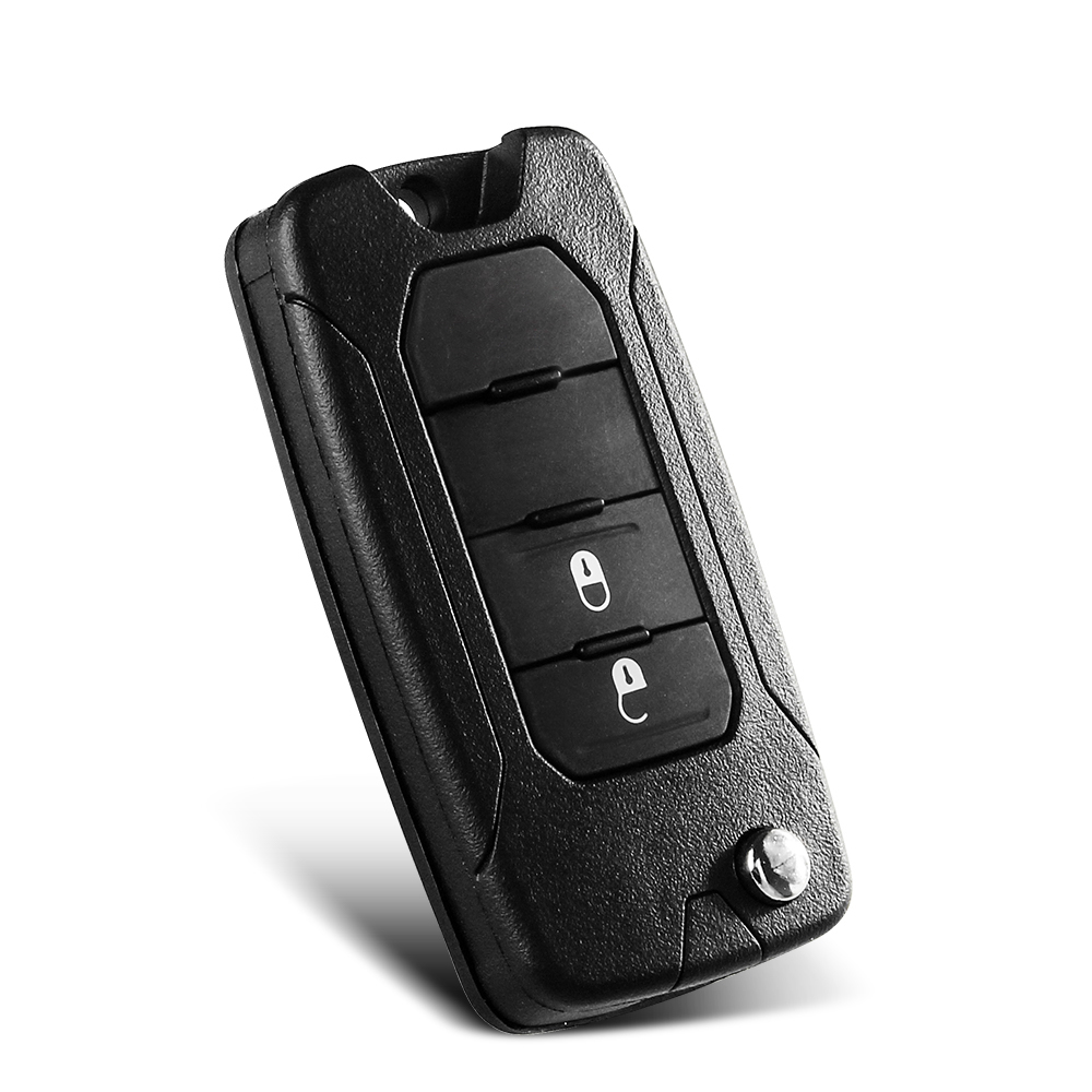 KEYYOU 2/3/4 Tasten Für Jeep Wrangler Renegade 2015-2018 Flip Remote Auto Schlüssel Fall SIP22 Klinge Ersatz gehäuse – Detail 5