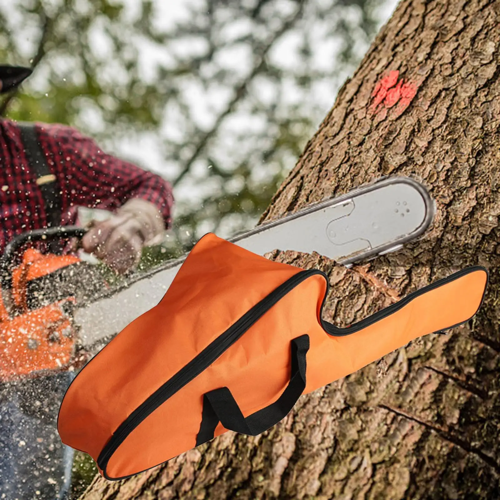 Portable Chainsaw Storage Bag Full Protection Oxford Waterproof Protective Storage Bags Holder Carrying Tools Bag