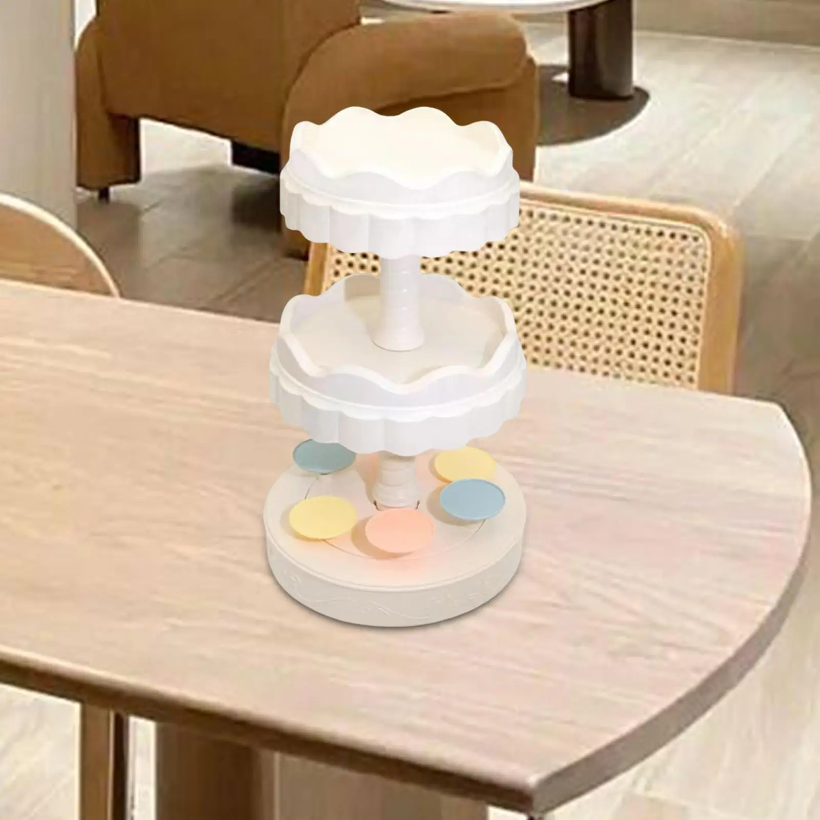 Turntable Cupcake Display Stand Dessert Turntable for Wedding Banquet Bakery Festival