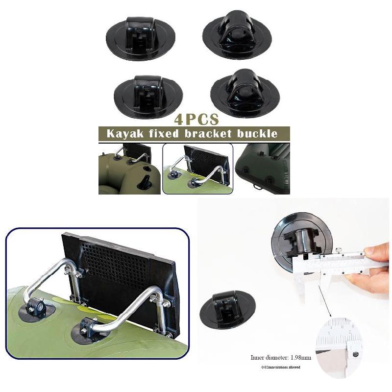 4Pcs Tülle Für Befestigung Elektromotor Schläger Haken Montieren Aufblasbare Fischerboot Teil Zubehör Motor Ständer Halter – Detail 4