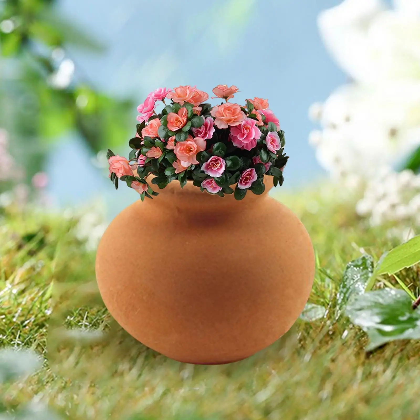 Mini House Miniature Tiny Clay Pots Without Plants diy Plants Mini Garden Plants DIY Pottery Planter for Tree Plants