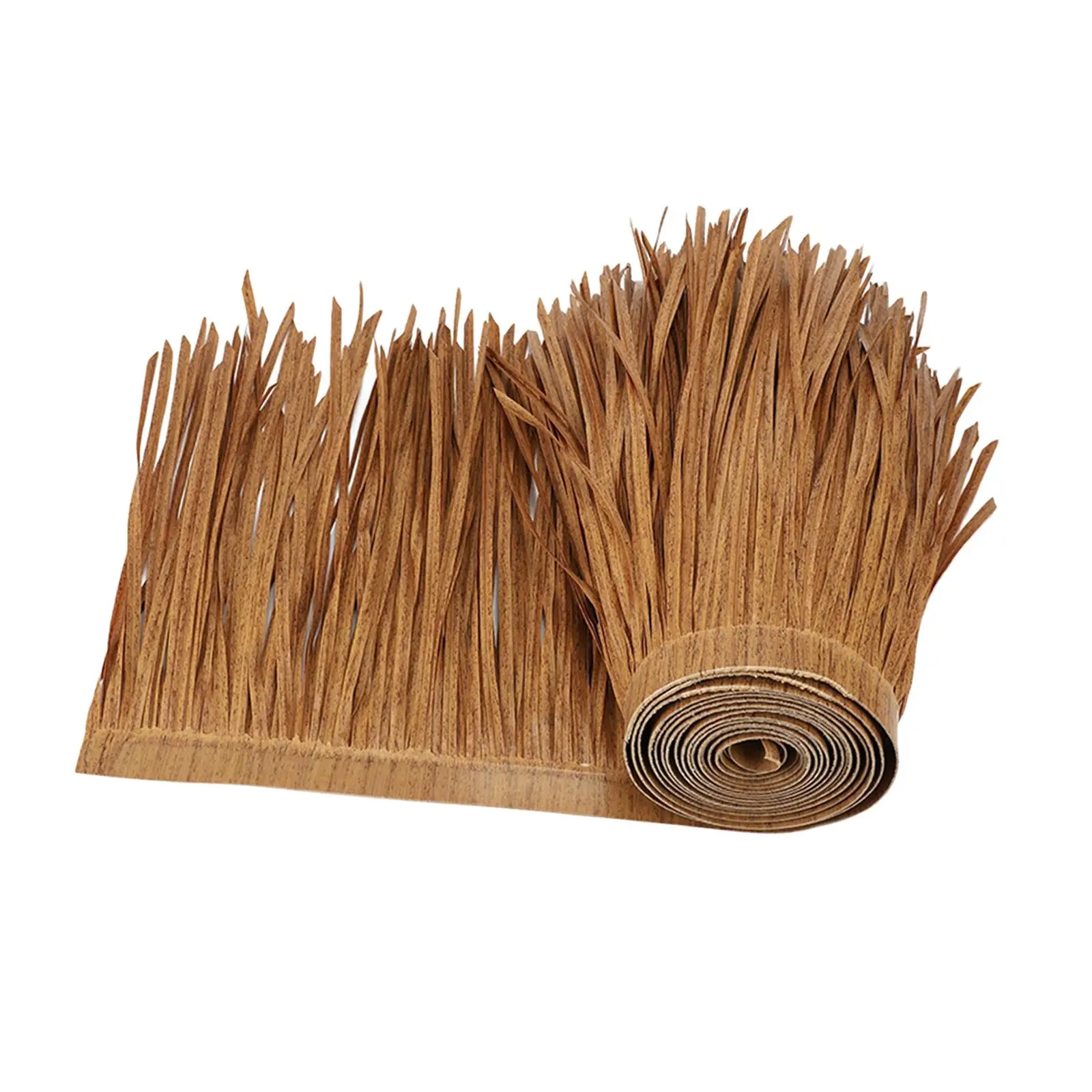 Straw Roof Thatch Panel Palm Thatch Roll Fake 39
