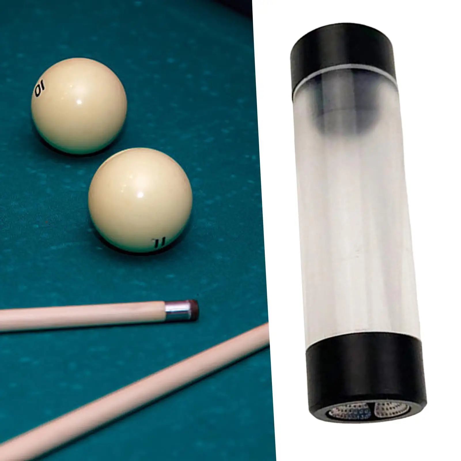 Billiard Pool Cue Tip Shaper, Cue Tip Burnisher/Shaper/Tapper Pool Tip Repair Tool Accessory for Snooker