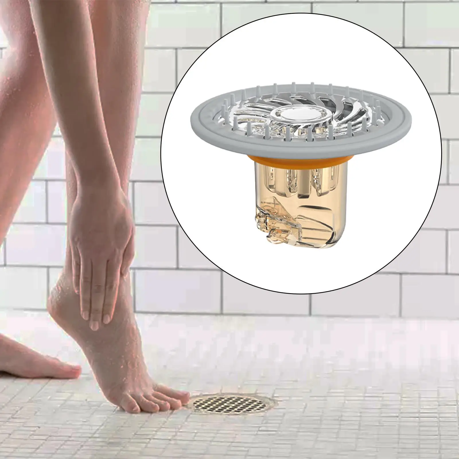 Drain Plug Preventer Deodorization Floor Drain for Shower Kitchen