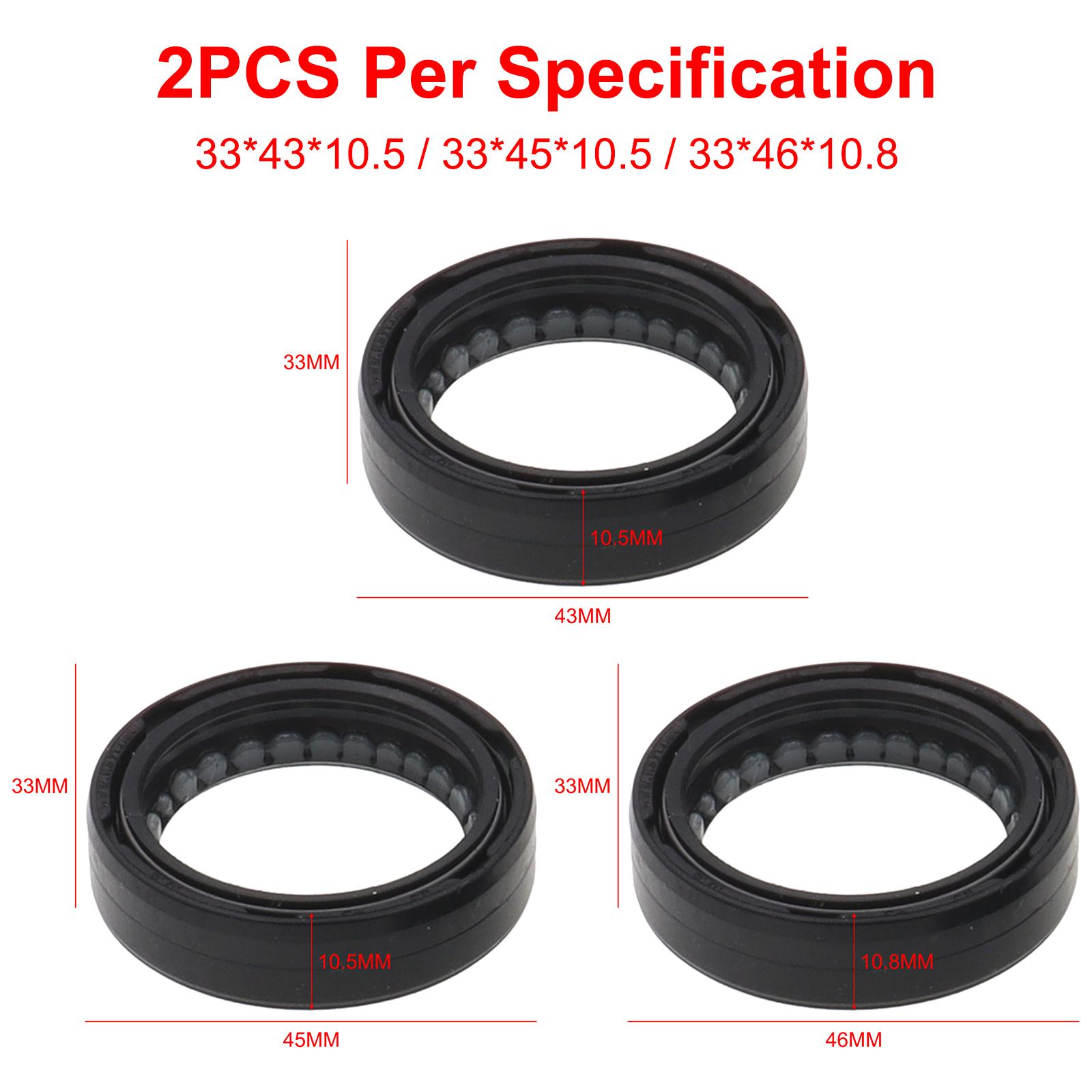 Motorcycle Front Fork Damper Oil Seal Wear Resistant Crf XR Ttr Drive Shaft Oil Seal for Motorbike Dirt Bike Replaces