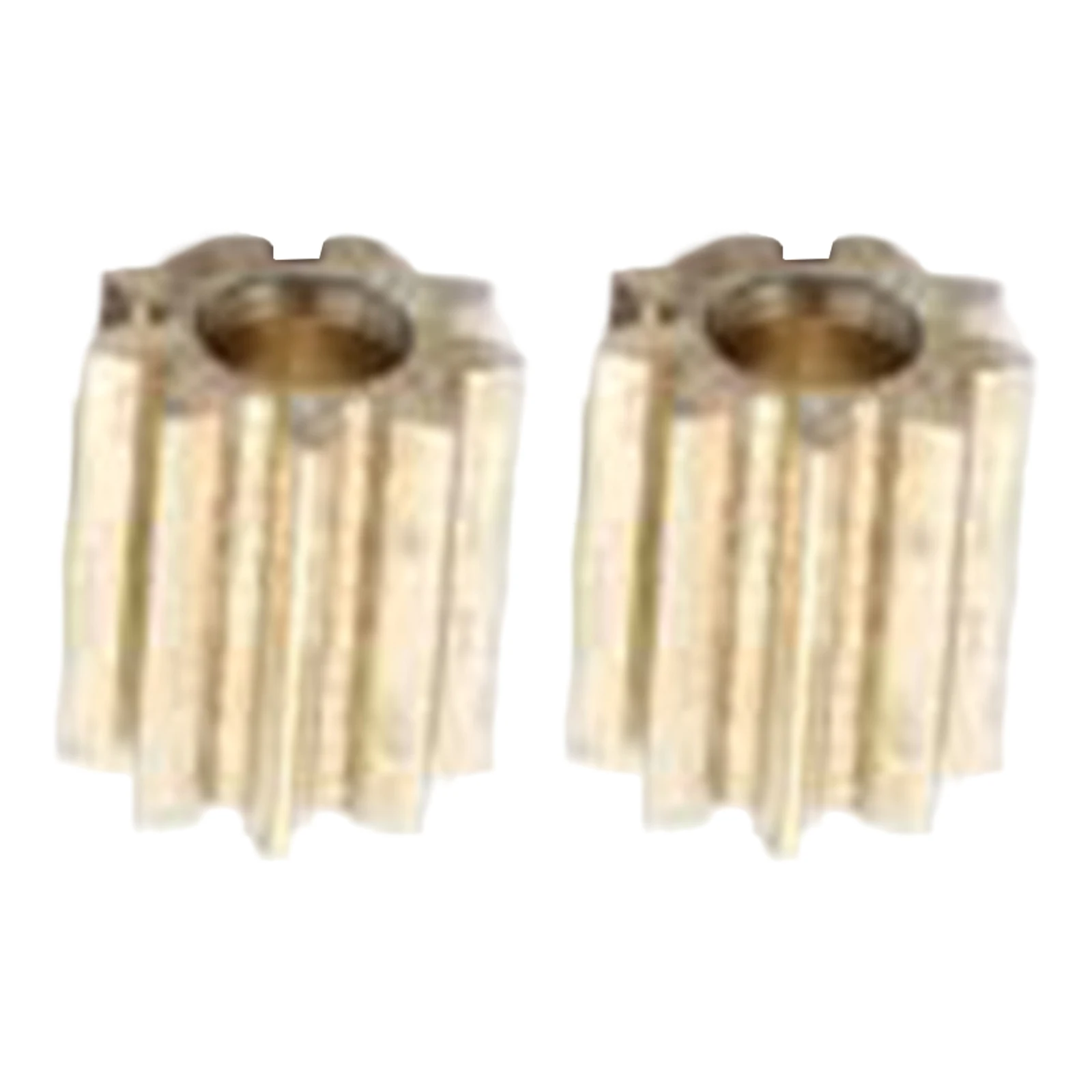 2x Motor Pinion Gear Set, Durable Brass, Fit for Module 0.4 9 ,  Replacement