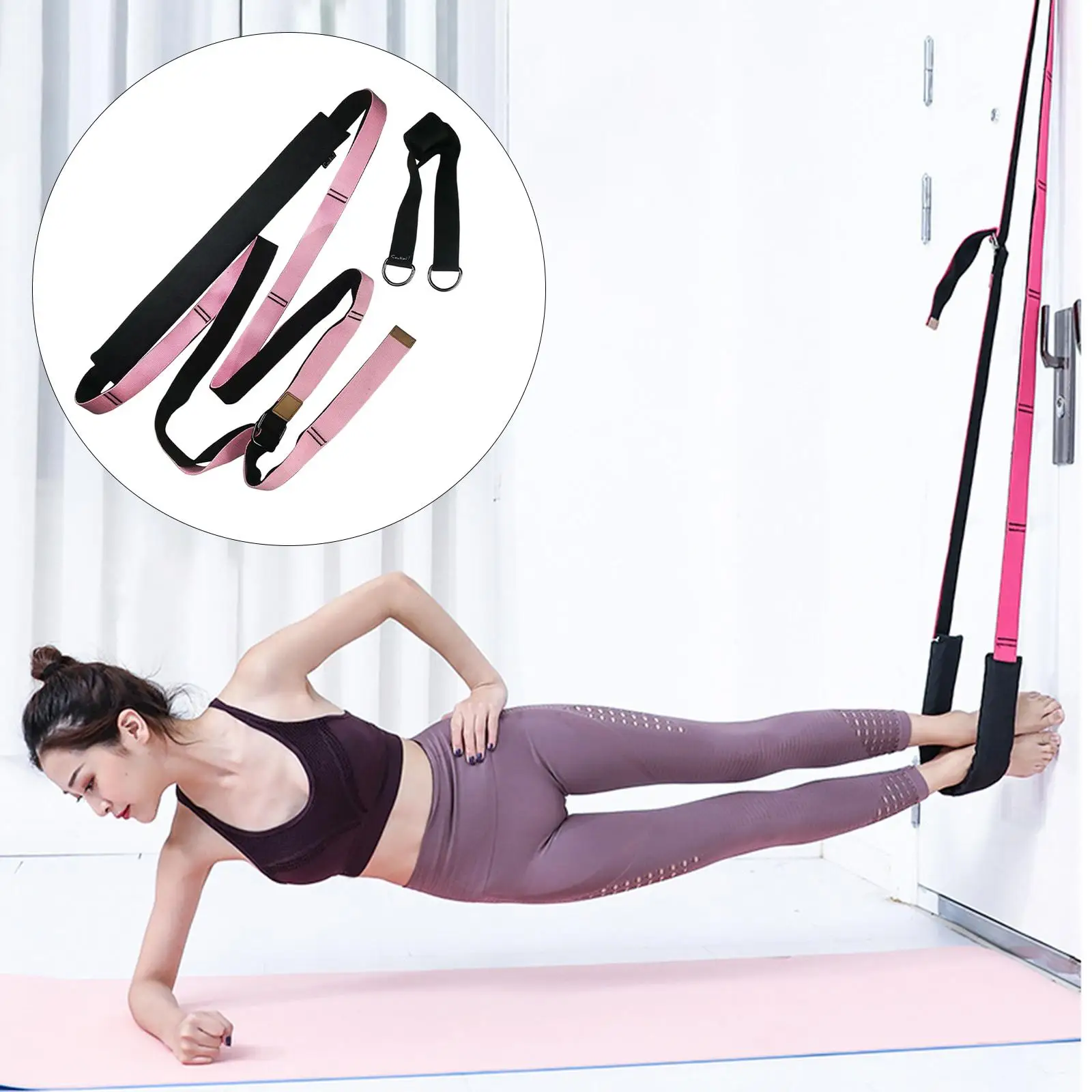 Yoga Flexibility Stretching Leg Stretcher Strap for Ballet Cheer Dance Gymnastics Trainer Yoga Flexibility Leg Stretch Belt
