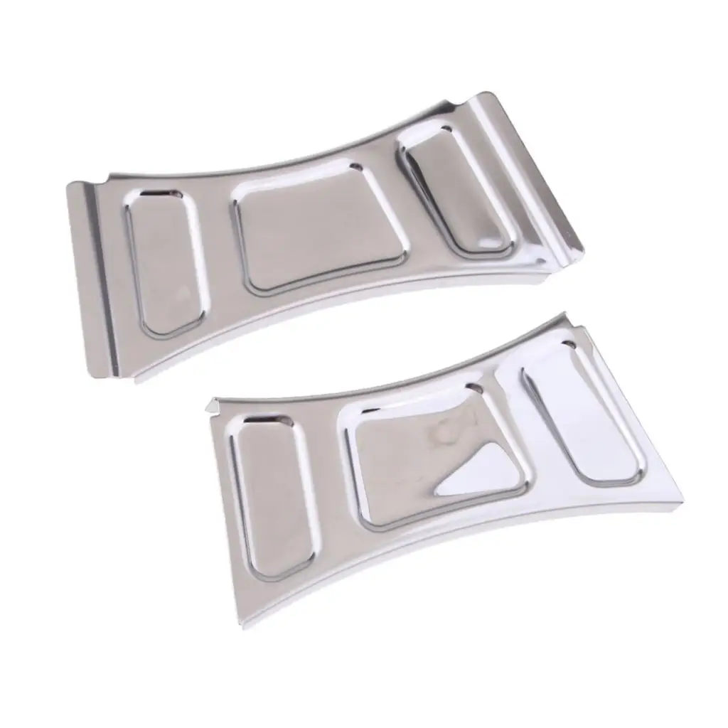 Pair of  Metal Motorcycle Down Tube  Brace Covers for Touring