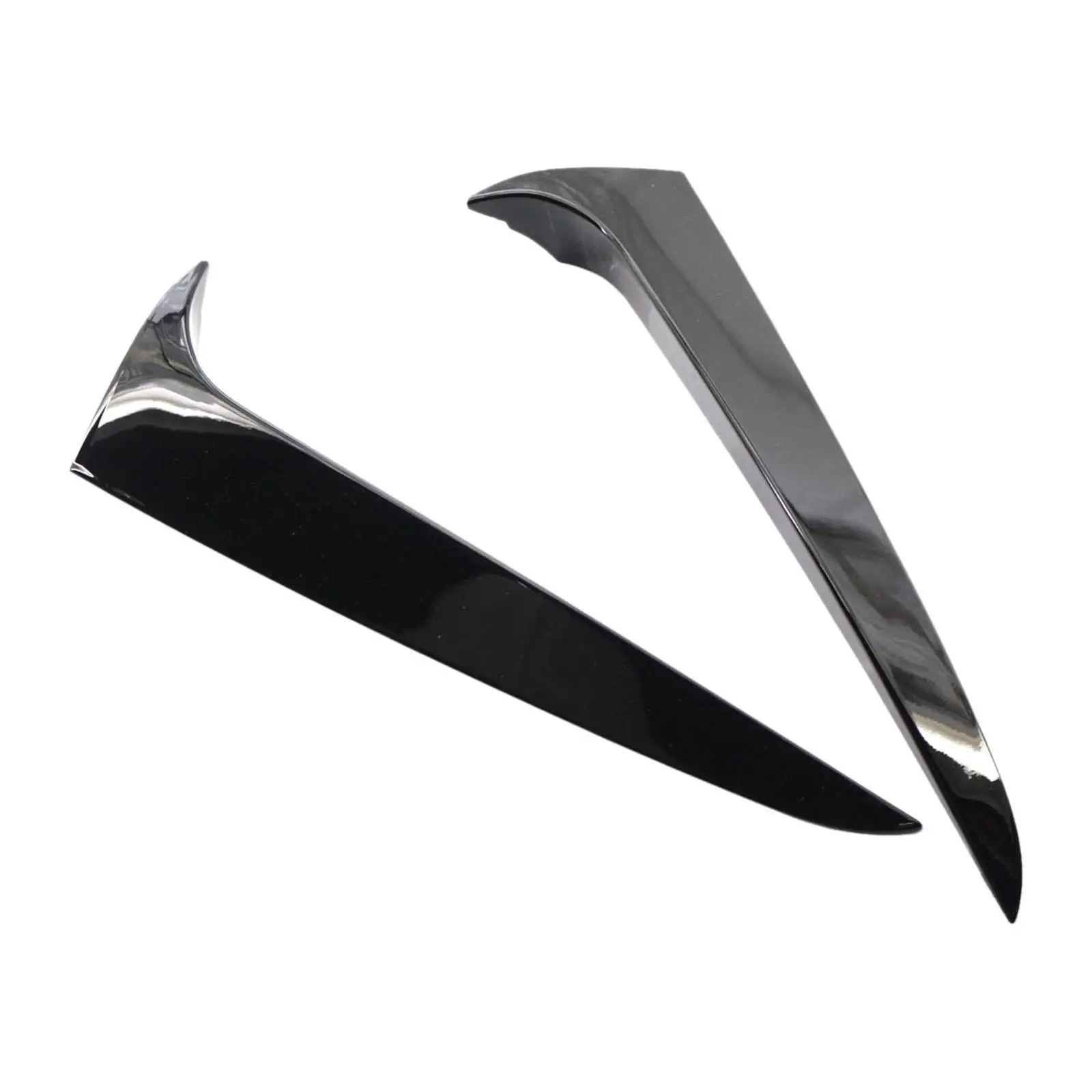 2x Rear Window Side Spoiler for x3 Durable Glossy Black