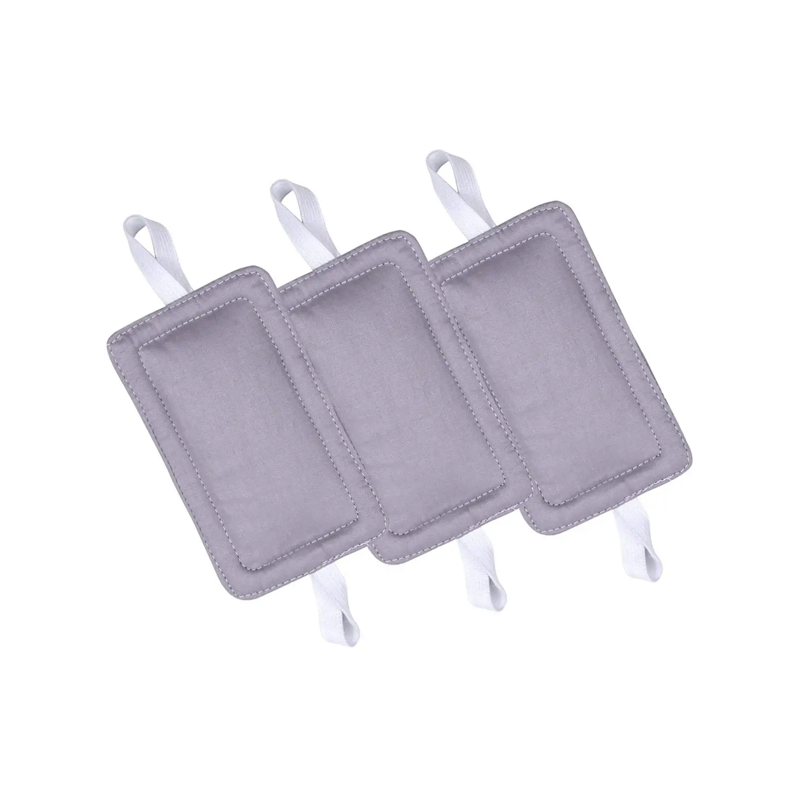 3Pcs Closer Door Cushion with Elastic Straps Latch Covers Closer for Noise Reducing Bathroom Light Sleepers Dormitory