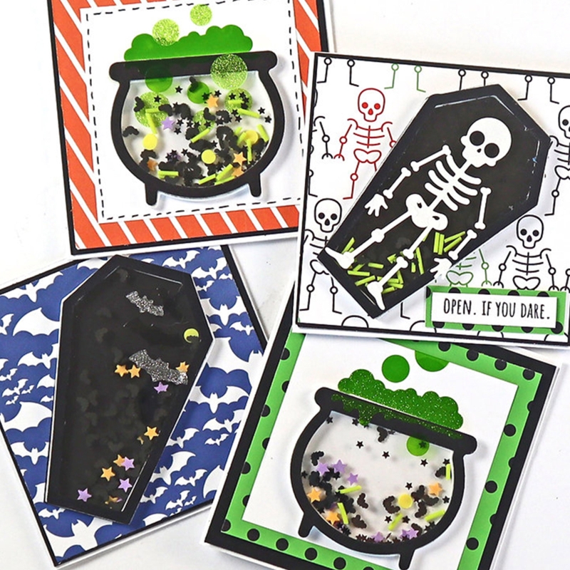 Description Picture 4 of itemHalloween Skull Coffin Metal Cutting Dies DIY Stamps Crafts Template Mold Stencils for Embossing Scrapbooking Photo