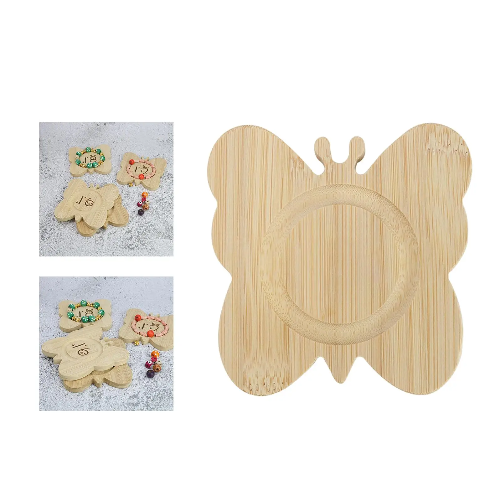 Wooden Retail Multifunctional Show Jewelry Storage Earrings Gift Jewelry Tray Store Bead Pendant Showcase Shop Bead Pendant Tray