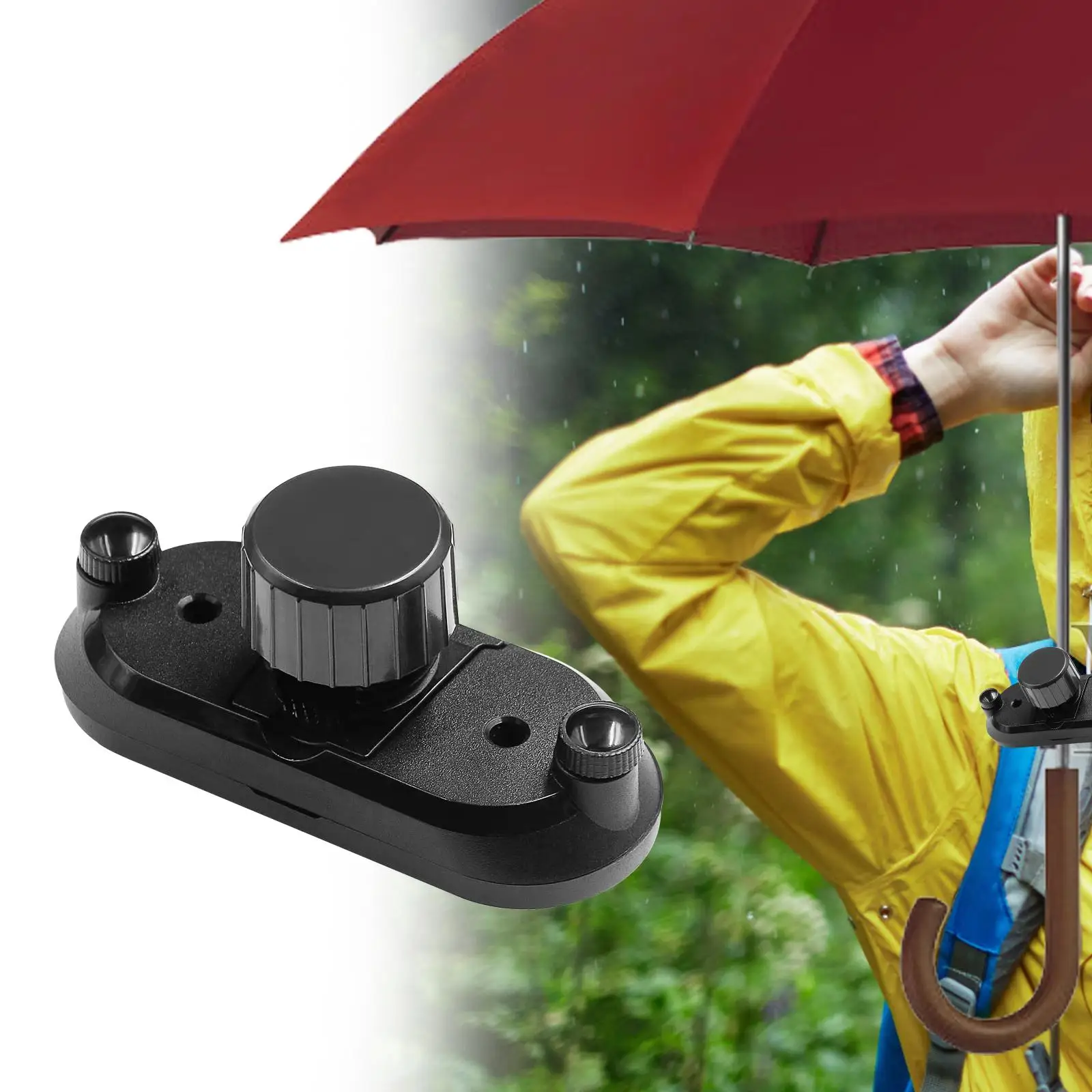 Backbag Strap Umbrella Clip Easy to Assemble Travel Multifunctional Lightweight Gadget Portable Bag Belt Umbrella Holding Device