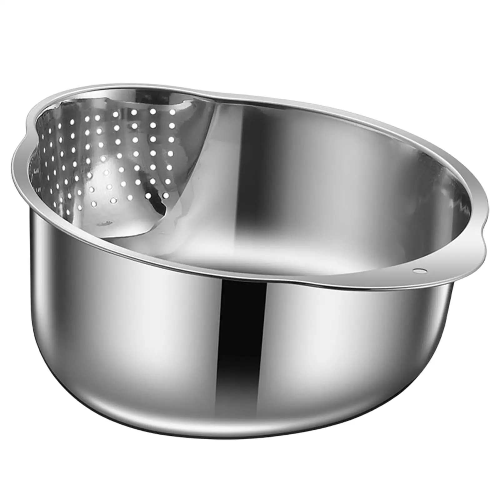 Drain Colander Rice Washer Strainer Bowl Kitchen Colander Strainer for Veggies Rice Meat