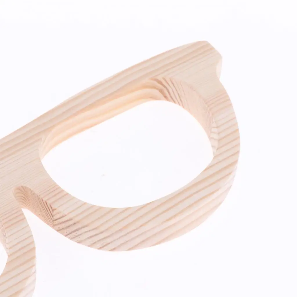 Retail Stores Showcase Wood Eyeglass Displaying Stand Holder Tool